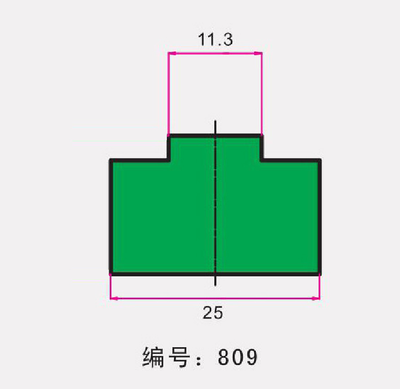 TG-809擠出鏈條托條