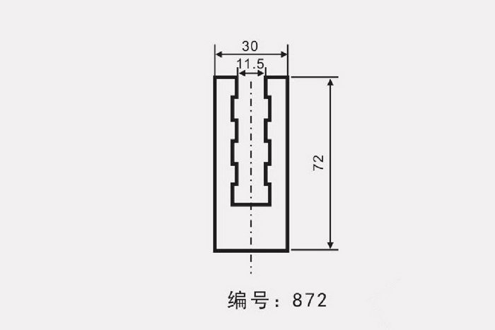 TG-872凹型鏈條摩擦條
